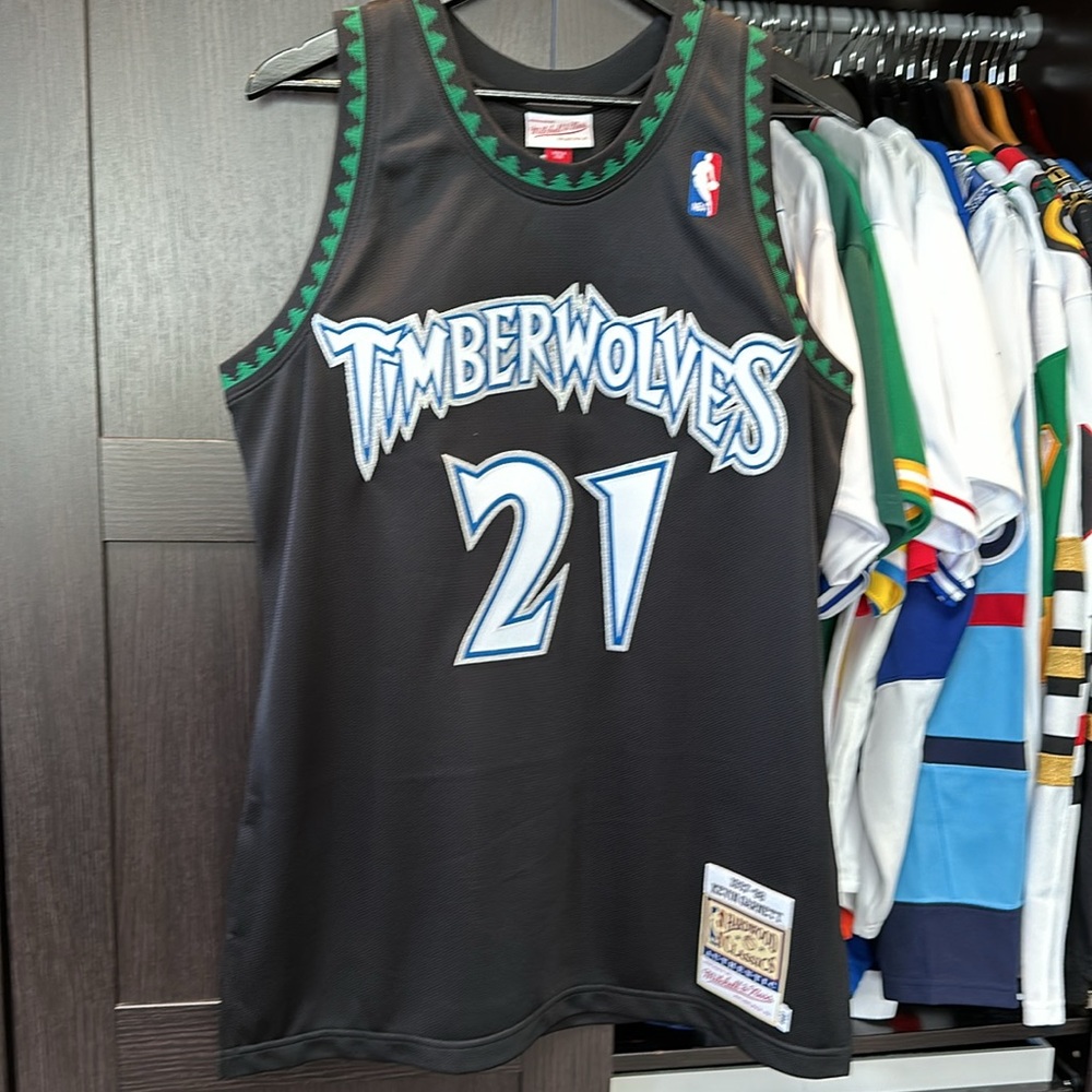 Kevin Garnett Minnesota Timberwolves Mitchell & Ness 1997-98 Authentic Jersey